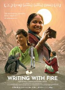 Poster "Writing with Fire"