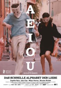 Poster "A E I O U - Das schnelle Alphabet der Liebe"