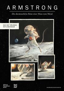 Poster "Armstrong - Die abenteuerliche Reise einer Maus zum Mond"